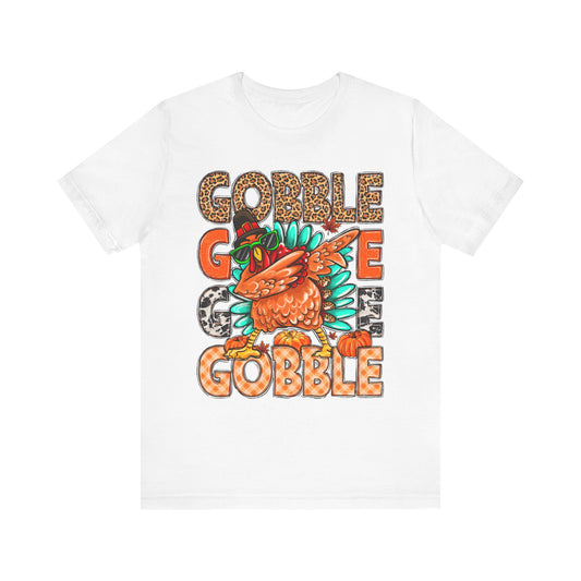 Thanksgiving Gobble Unisex Tee - Fun Holiday T-Shirt